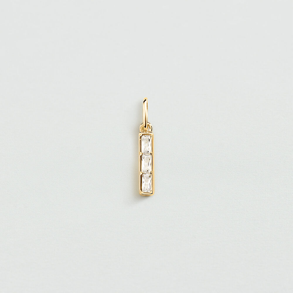 Colgante LUCKY - Cristal / Dorado - Joyas  | Agatha