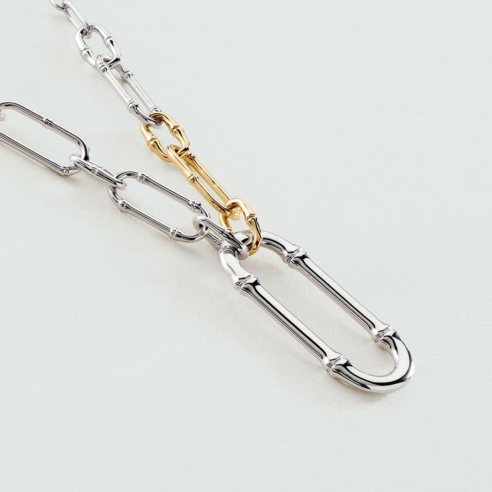 Collar largo BAMBOO - Plateado / Dorado - Outlet  | Agatha