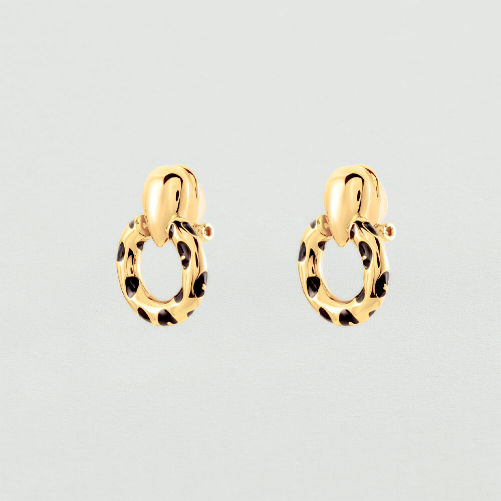 Pendientes de clip LEO - Leopardo - Outlet  | Agatha