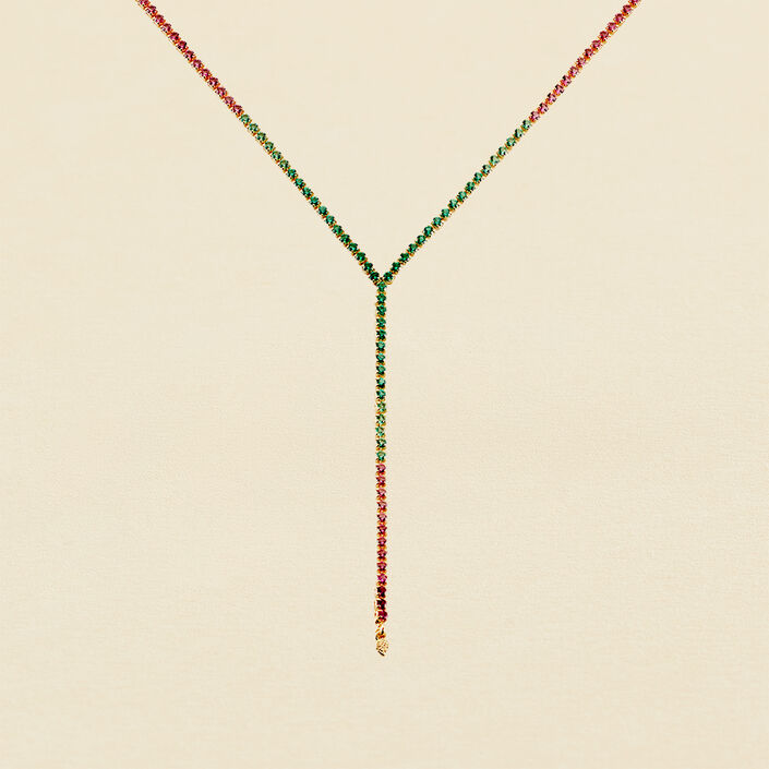 Collar midi ISIS - Multicolor / Oro - Collares  | Agatha