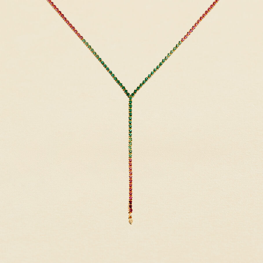 Collar midi ISIS - Multicolor / Oro - Collares  | Agatha