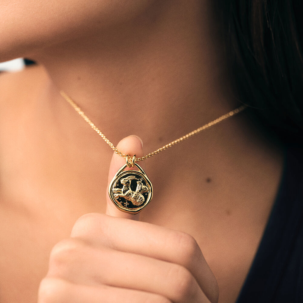 Colgante PEN10TALIAST - Dorado - signos del zodiaco  | Agatha