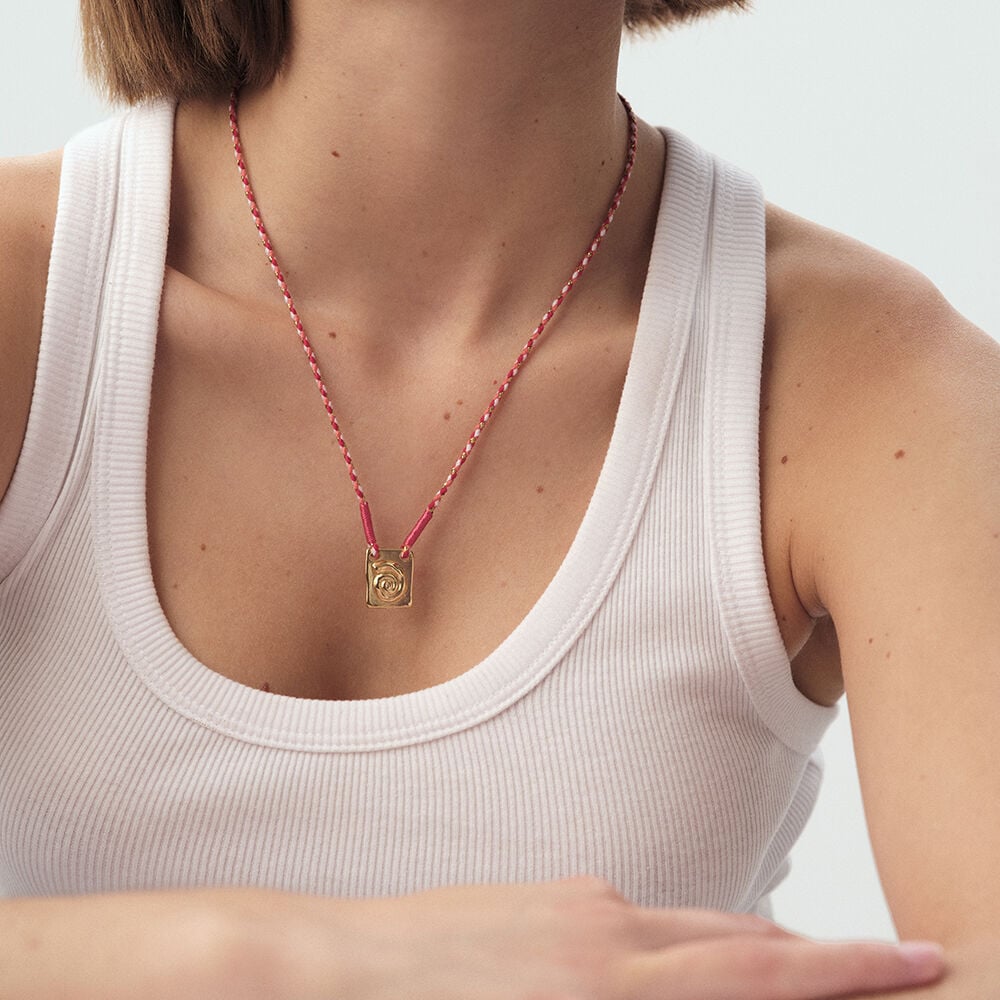 Collar midi TIARE - Multicolor / Oro - Collares  | Agatha