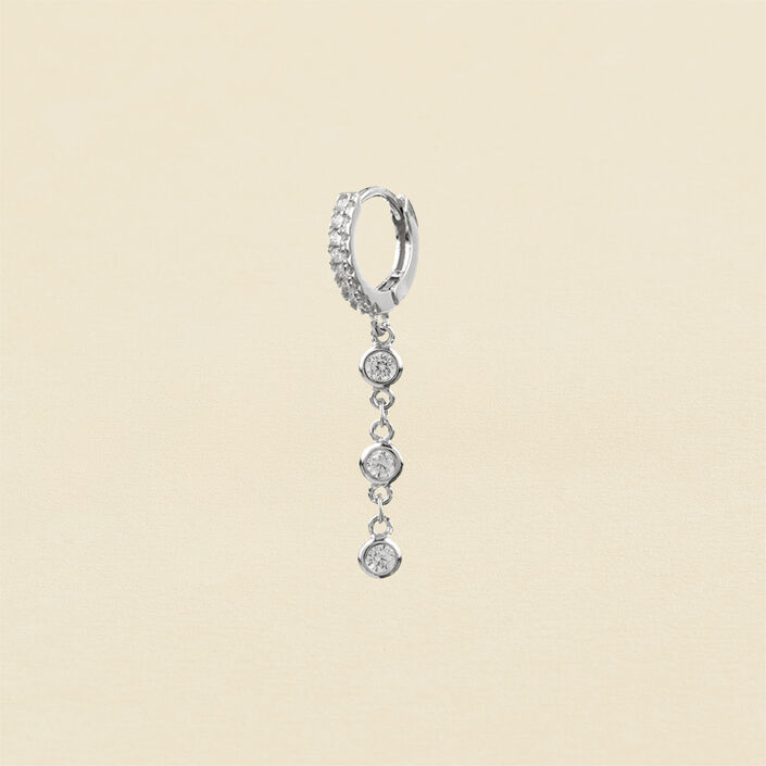 Piercing mini LUMINOSO - Cristal / Plateado - Piercings  | Agatha