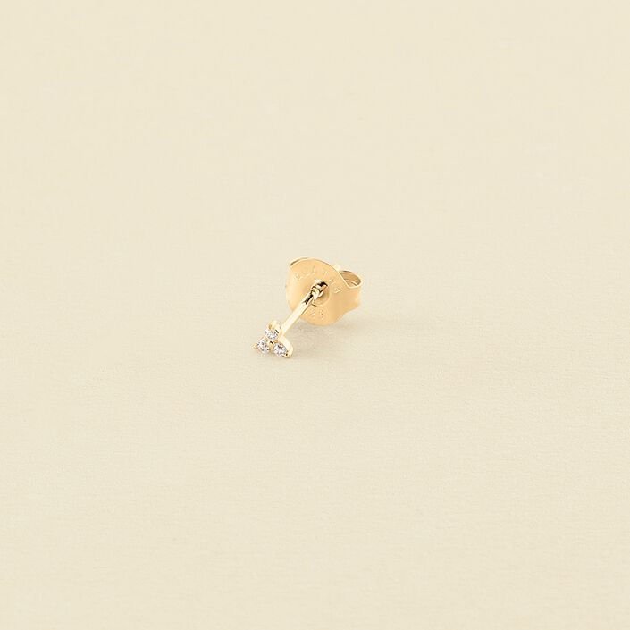 Piercing mini MINPUNTA - Cristal / Dorado - Piercings  | Agatha