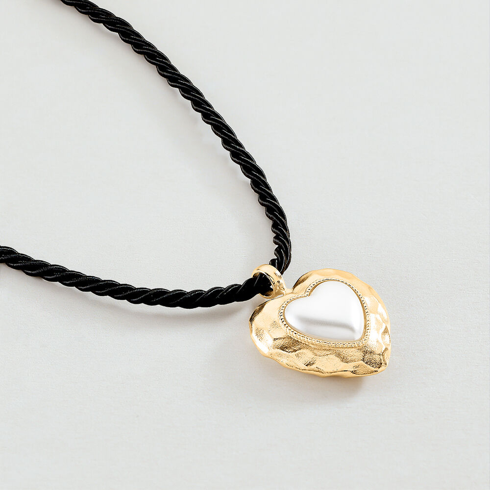 Collar midi N-13 - Negro / Oro - Collar de fantasía  | Agatha