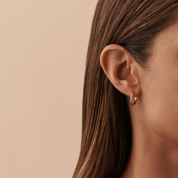 Criollas ALIANZA - Cristal / Dorado - Pendientes  | Agatha
