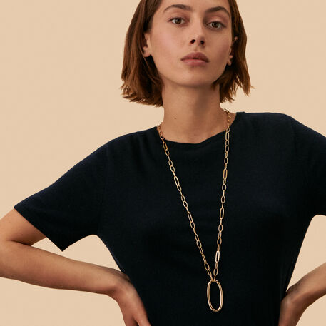 Collar largo CHAIN - Dorado - Collares  | Agatha
