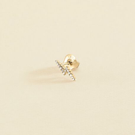 Piercing mini ECLAIR - Cristal / Dorado - Piercings  | Agatha