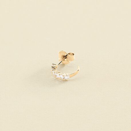 Piercing criolla MIX & MATCH - Cristal / Dorado - Piercings  | Agatha
