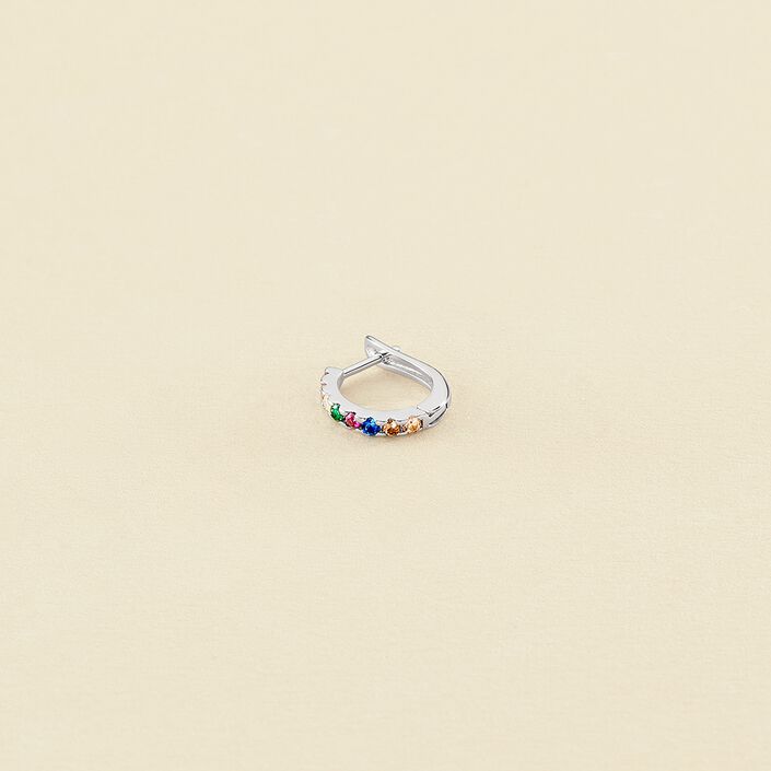 Piercing criolla COLORFUL - Multicolor / Plata - Piercings  | Agatha