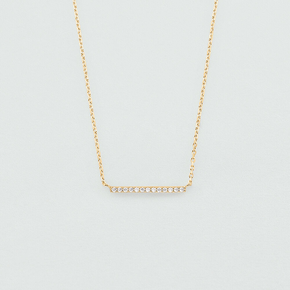Collar corto BARSHINE - Cristal / Dorado - Collar corto  | Agatha