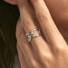 Anillo ajustable HARMONIE - Plata - Anillos  | Agatha
