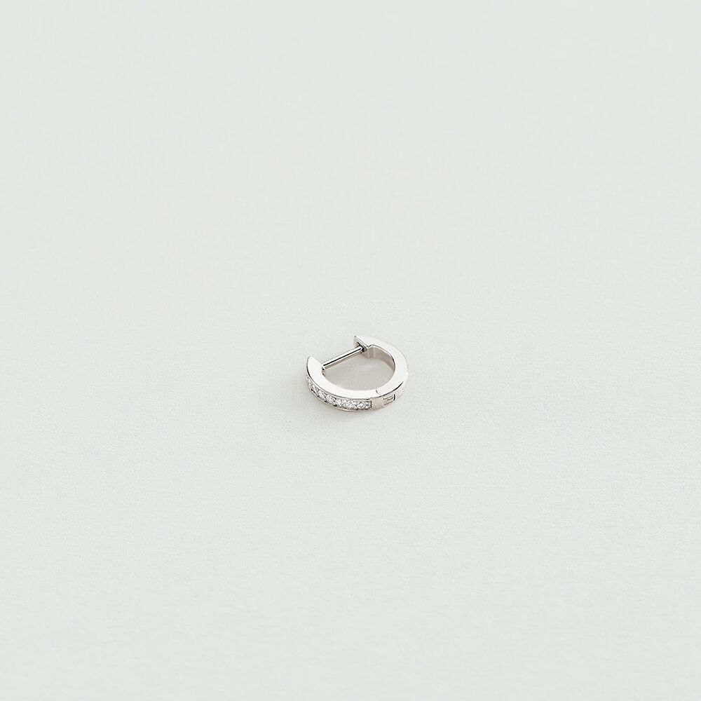 Piercing criolla CRIODIAM - Cristal / Plateado - Piercings  | Agatha