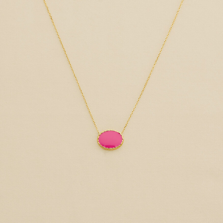 Collar midi ATMA - Madre perla / Rosa - Collares  | Agatha