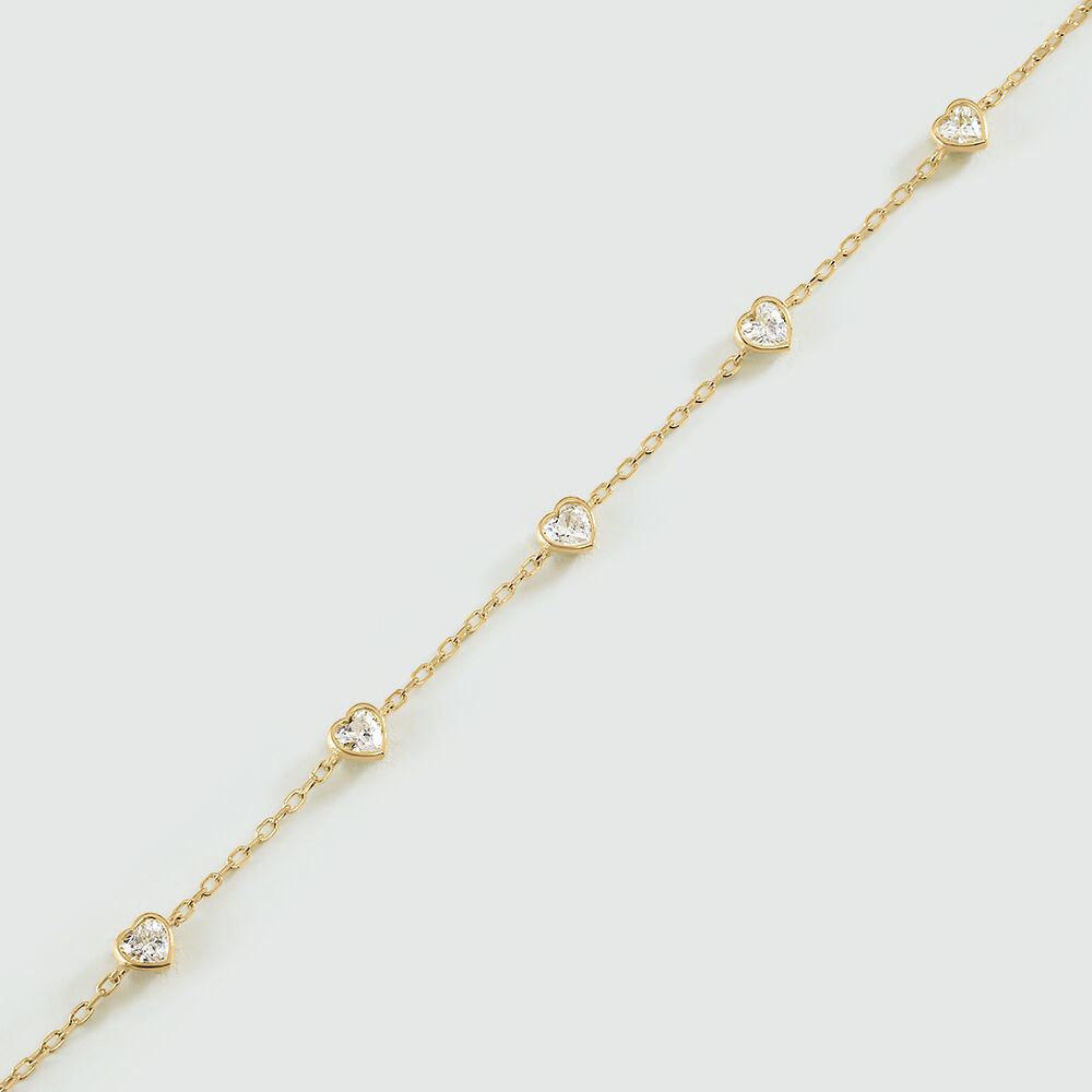 Pulsera de cadena ADOREE - Cristal / Dorado - Pulsera de cadena  | Agatha