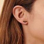Piercing mini TRIOFLOR - Negro / Oro - Piercings  | Agatha