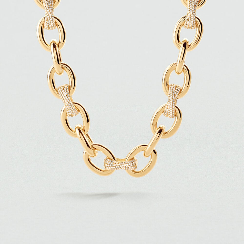 Collar corto XOXO - Cristal / Dorado - Collar corto  | Agatha