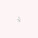 Piercing mini MINI - Cristal / Plateado - Piercings  | Agatha