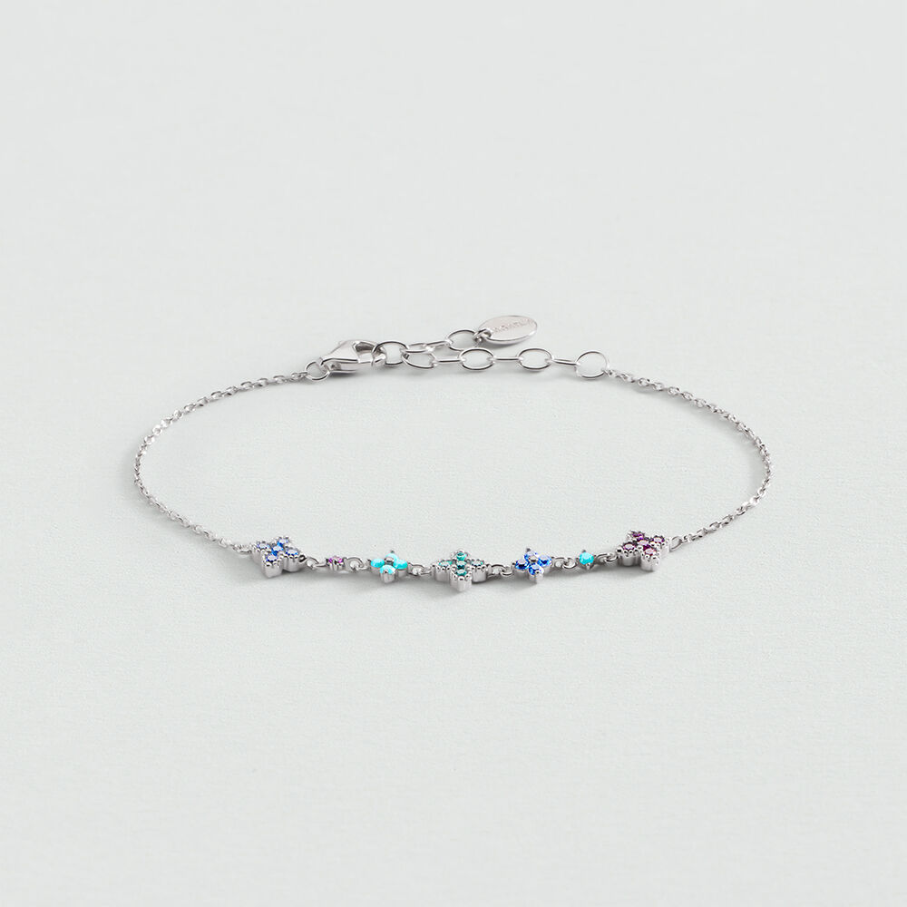 Pulsera de cadena BELOVED - Multicolor / Plata - Pulsera de cadena  | Agatha