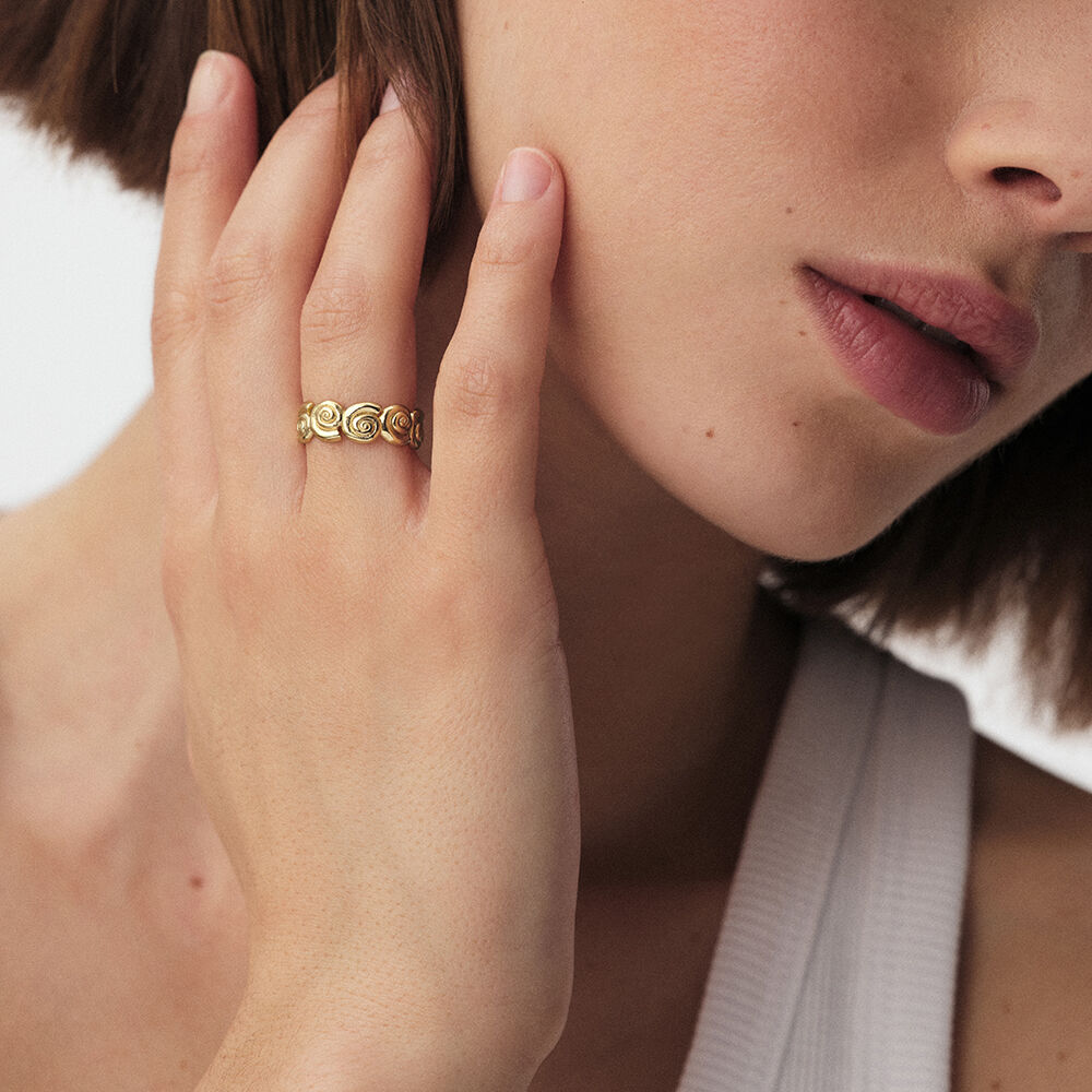 Anillo ajustable TIARE - Dorado - Anillo ajustable  | Agatha