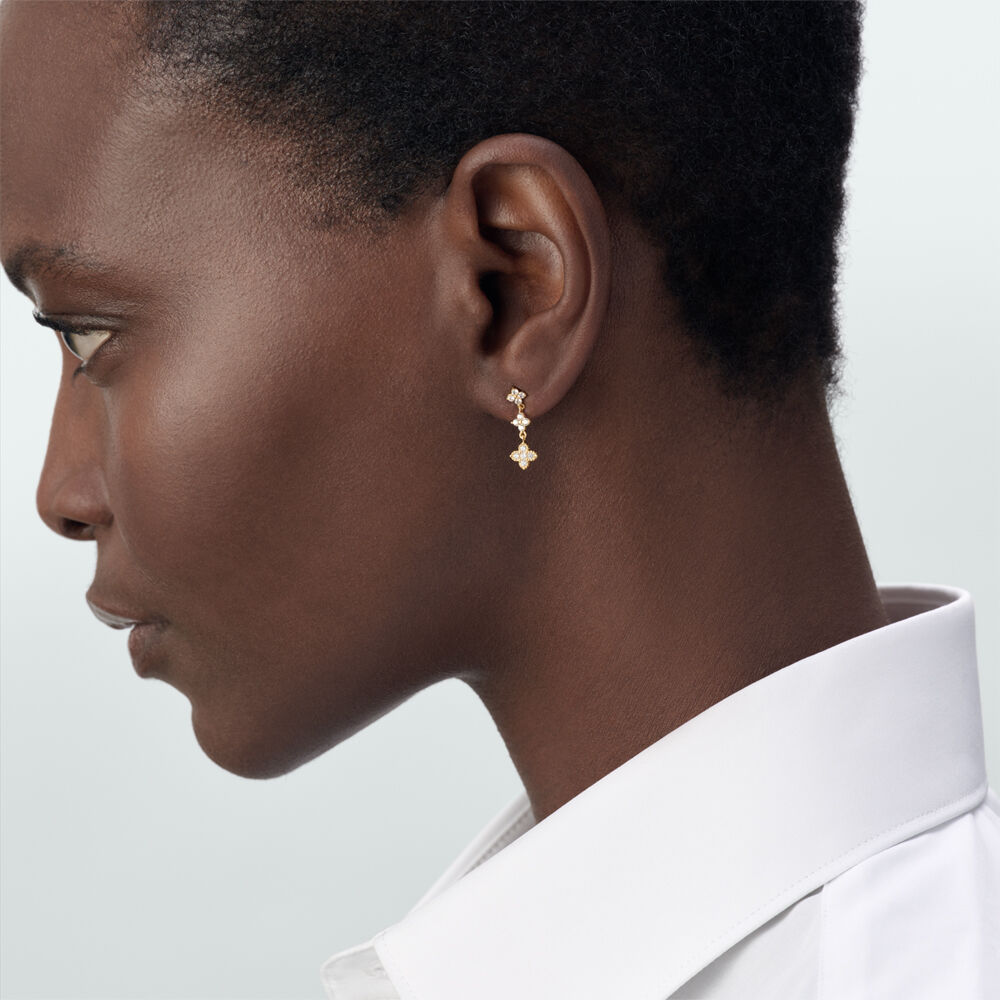 Pendientes largos BELOVED - Cristal / Dorado - Pendientes largos  | Agatha