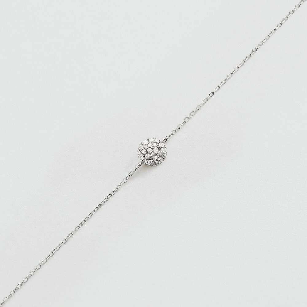 Pulsera de cadena CRYSTAL - Cristal / Plateado - Pulsera de cadena  | Agatha