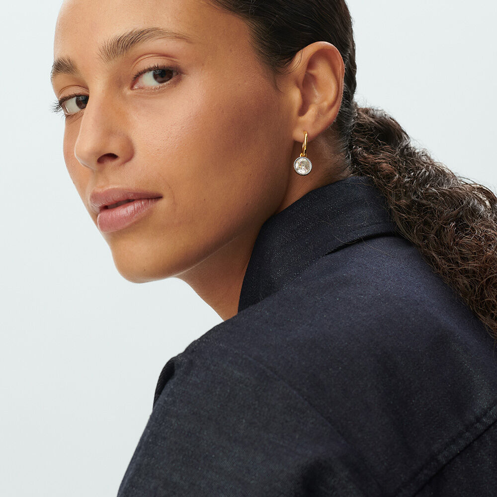 Criollas EAR4BE - Cristal / Dorado - Criollas  | Agatha