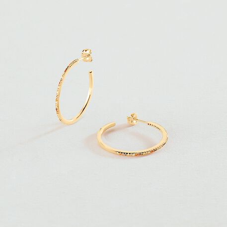 Criollas RAINBOW - Multicolor / Oro - Pendientes  | Agatha