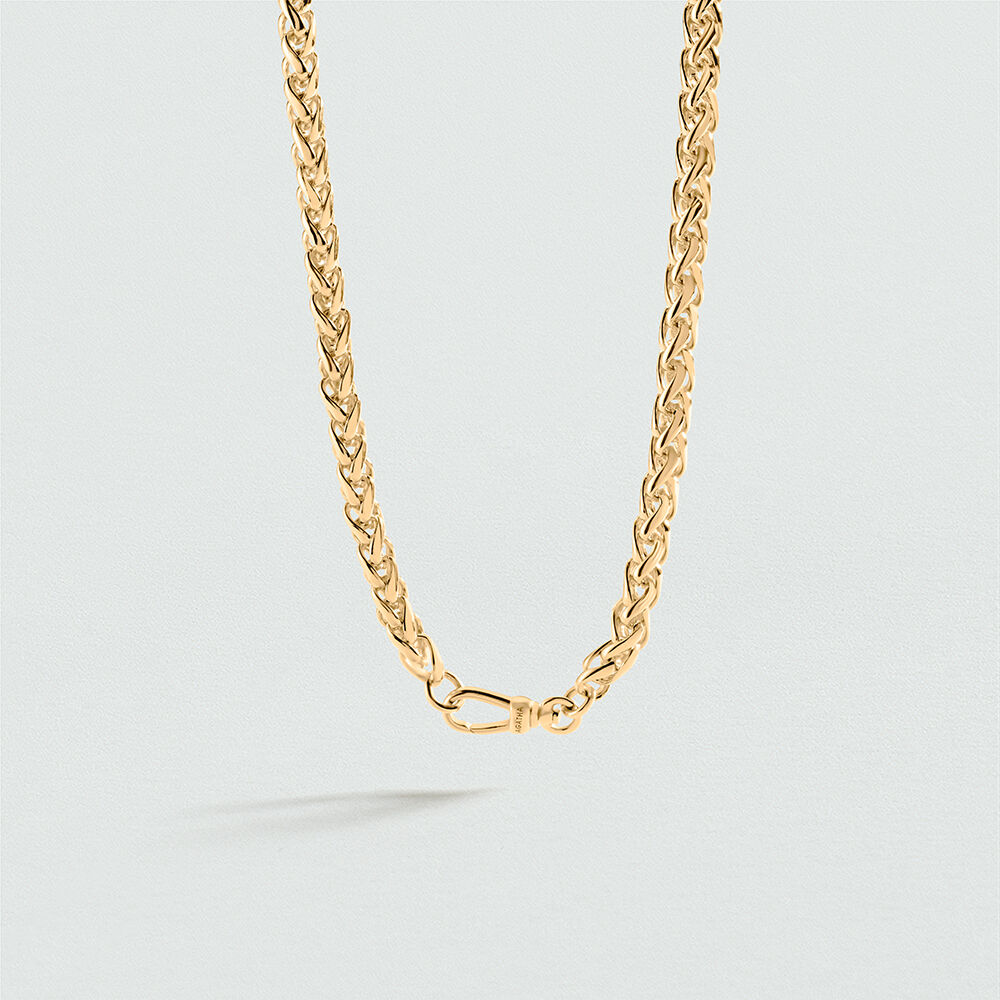 Collar corto ESLAB&Oacute;N PALMERA - Dorado - Collar corto  | Agatha