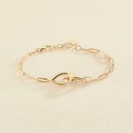 Pulsera de cadena GEMINI - Cristal / Dorado - Pulseras  | Agatha
