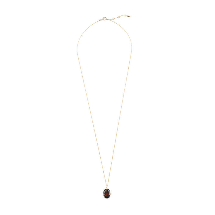 Collar midi GWEN - Rojo / Oro - Collares  | Agatha