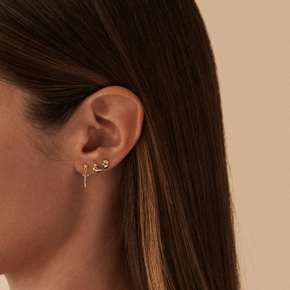 Piercing mini MINI DAGA - Dorado / Plateado - Piercings  | Agatha