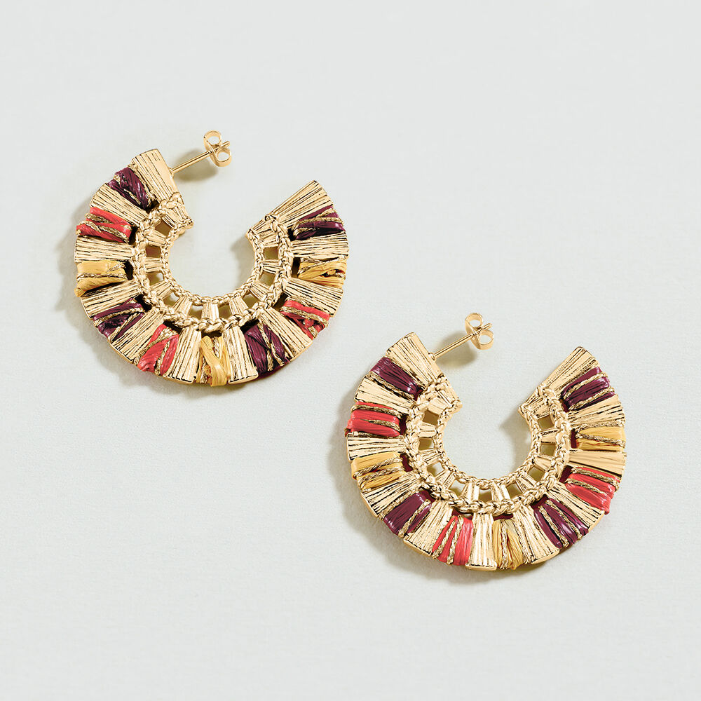 Criollas RAFIA - Rojo / Oro - Criollas  | Agatha
