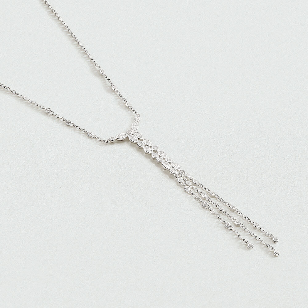 Collar midi NIAGARA - Cristal / Plateado - Collares  | Agatha