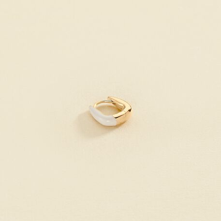 Piercing criolla MIX & MATCH - Blanco / Oro - Piercings  | Agatha