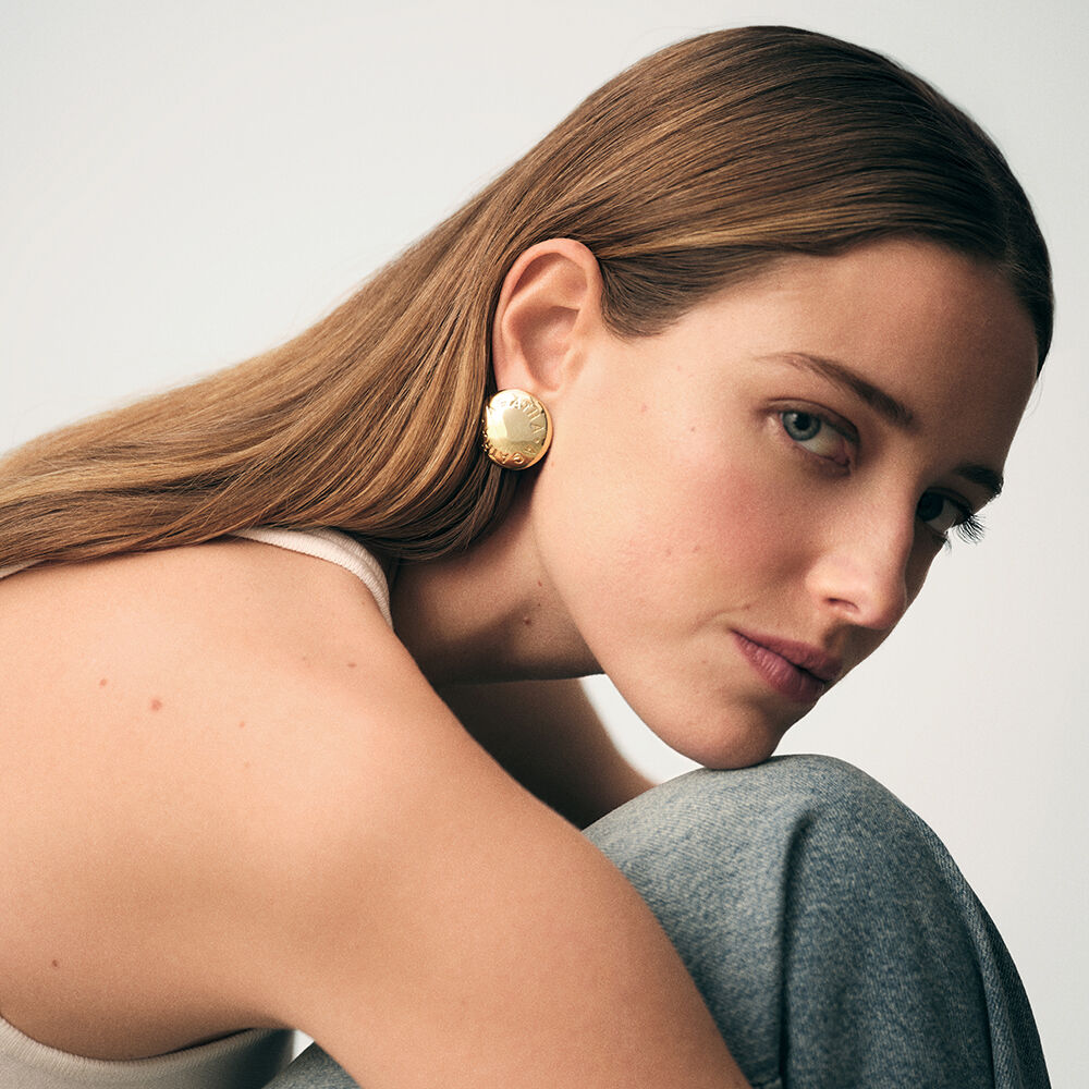 Pendientes largos PALAIS ROYAL - Dorado - Pendientes de fantas&iacute;a  | Agatha