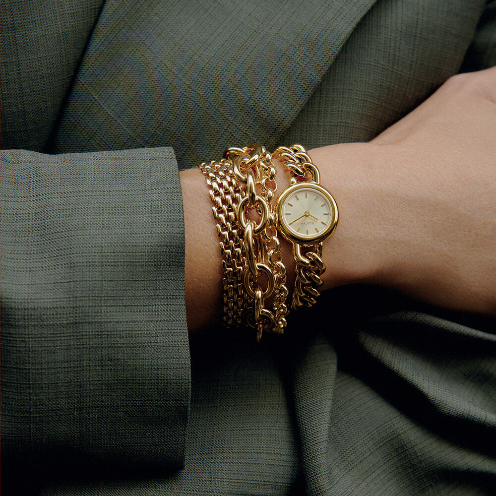 Pulsera de cadena MINUIT - Dorado - Pulsera de cadena  | Agatha
