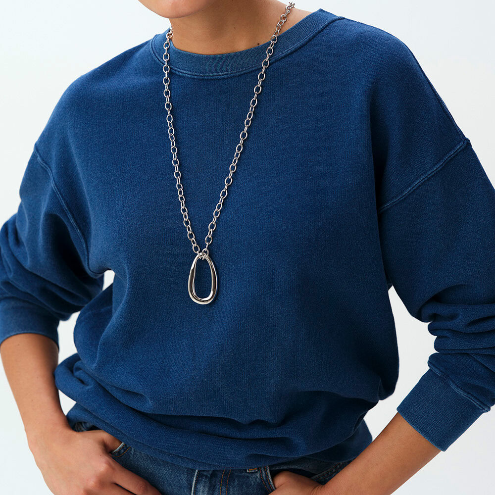 Collar largo ABBESSES - Plateado - Collar largo  | Agatha