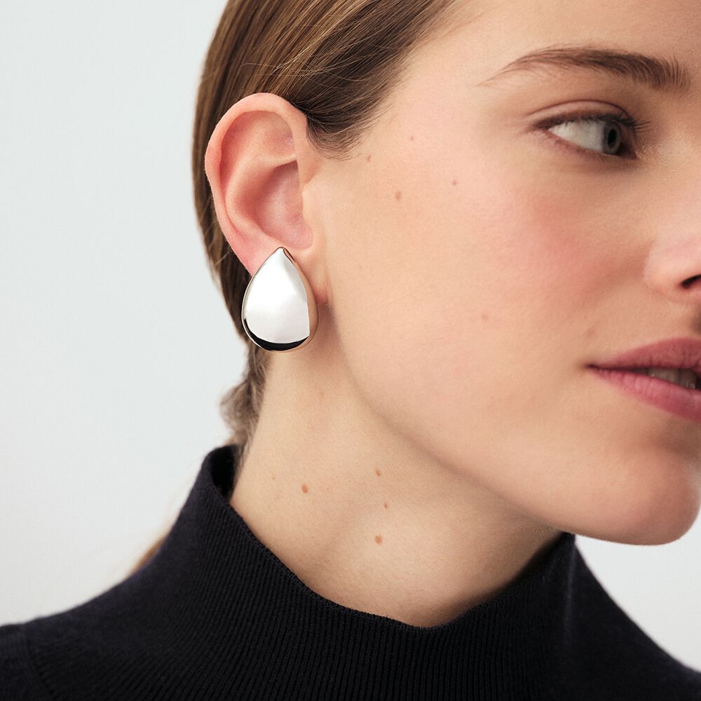 Pendientes largos DANAE - Plateado - Pendientes largos  | Agatha