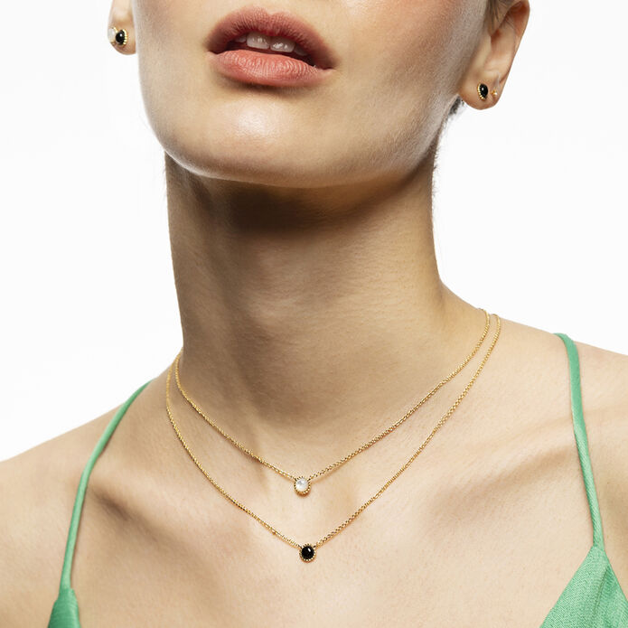Collar corto ALOHA - Nácar / Oro - Collares  | Agatha