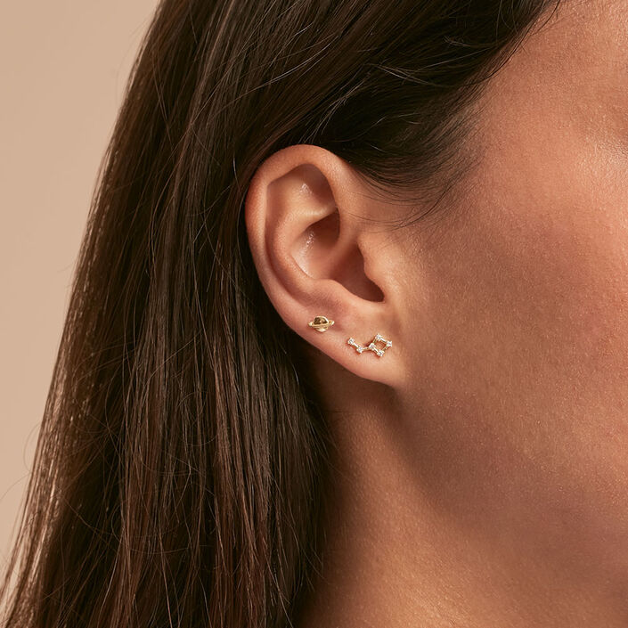 Piercing mini SATURN - Dorado - Piercings  | Agatha
