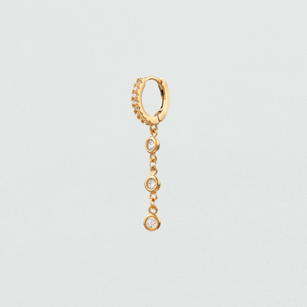 Piercing mini MIX & MATCH - Cristal / Dorado - Piercings  | Agatha