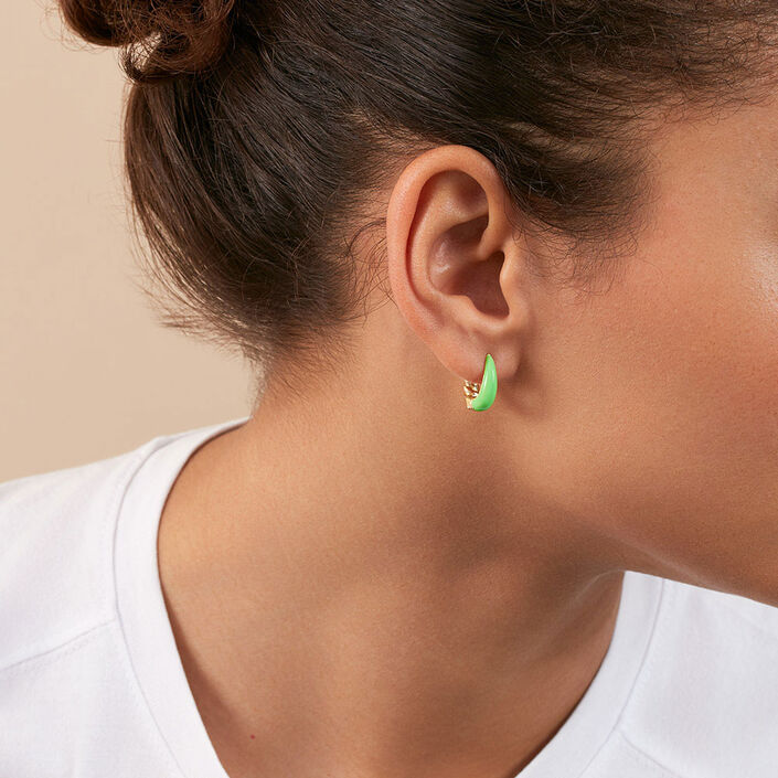 Criollas ATMA - Verde / Dorado - Pendientes  | Agatha