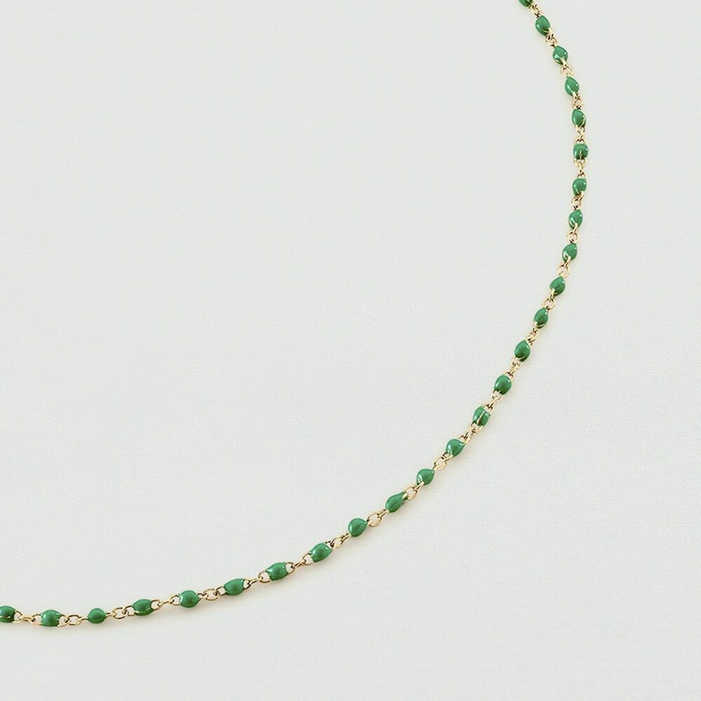 Collar corto SMARTY - Verde / Dorado - Collar corto  | Agatha