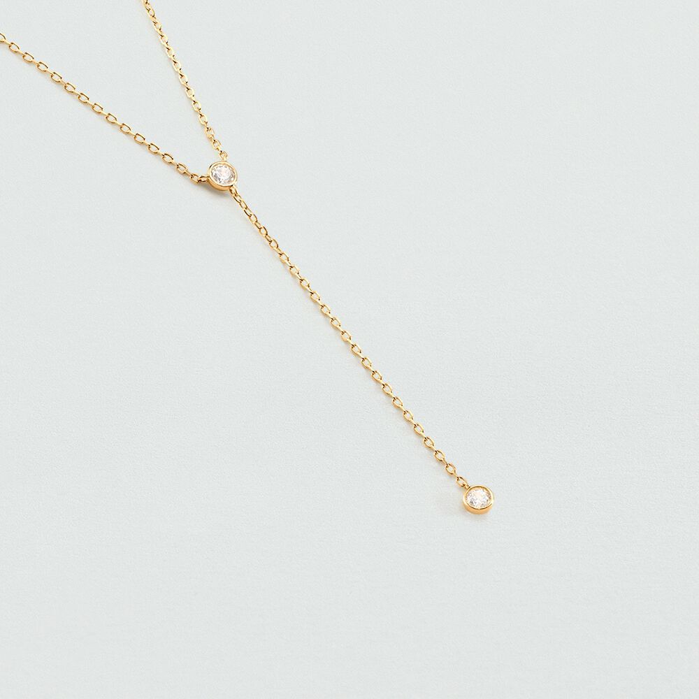 Collar corto NEC8BRILLANT - Cristal / Dorado - Collar corto  | Agatha