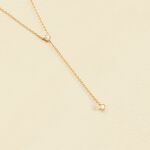 Collar corto NEC8BRILLANT - Cristal / Dorado - Collares  | Agatha