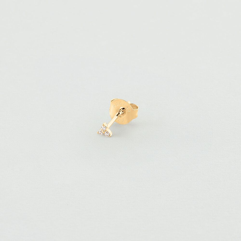 Piercing mini MINPUNTA - Cristal / Dorado - Piercings  | Agatha