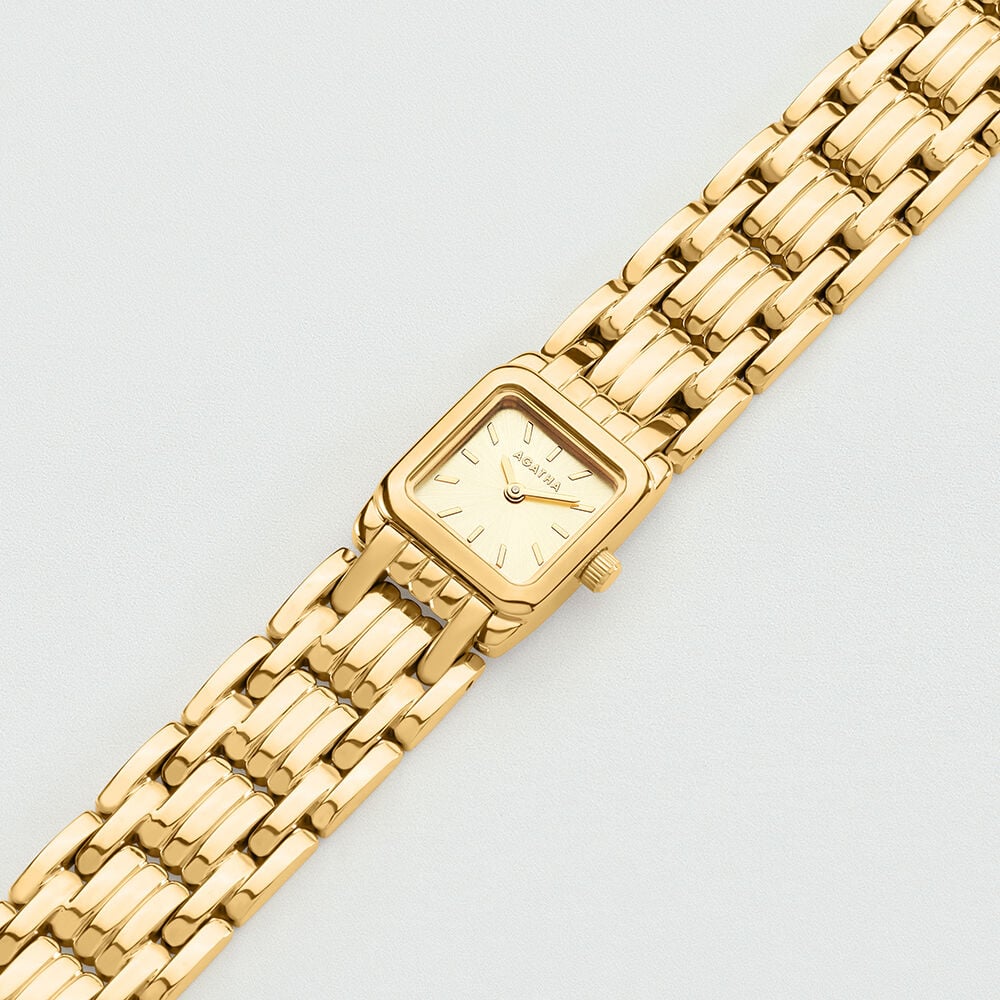 Reloj de metal CONCORDE - Dorado - Novedades  | Agatha