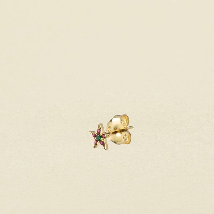 Piercing mini ASTRA - Violeta / Oro - Piercings  | Agatha